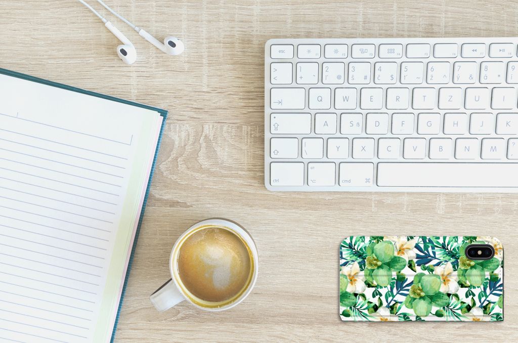 Apple iPhone X | Xs Smart Cover Orchidee Groen