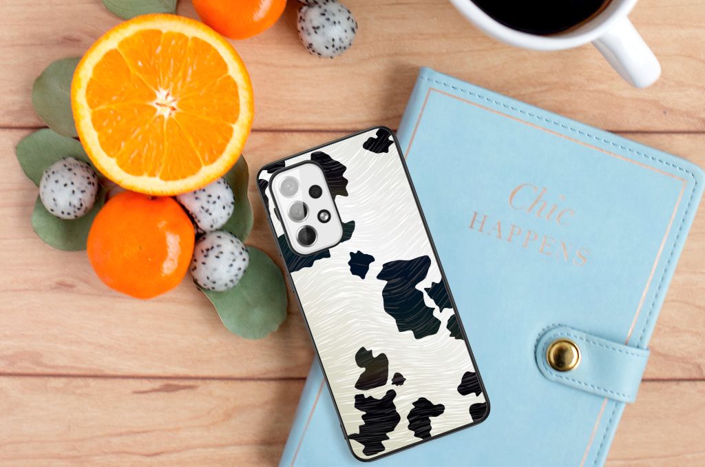 Samsung Galaxy A73 Dierenprint Telefoonhoesje Koeienvlekken B2C Telecom