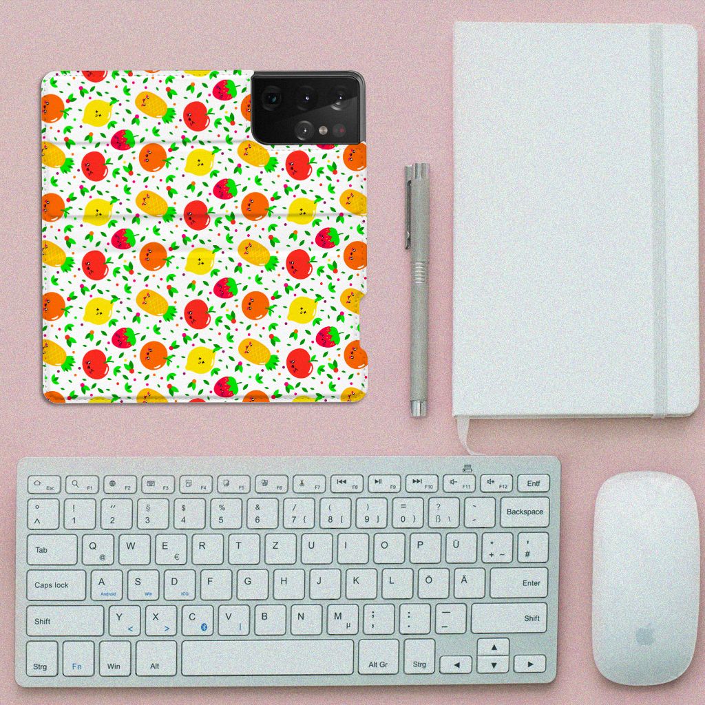 Samsung Galaxy S21 Ultra Flip Style Cover Fruits - B2C Telecom