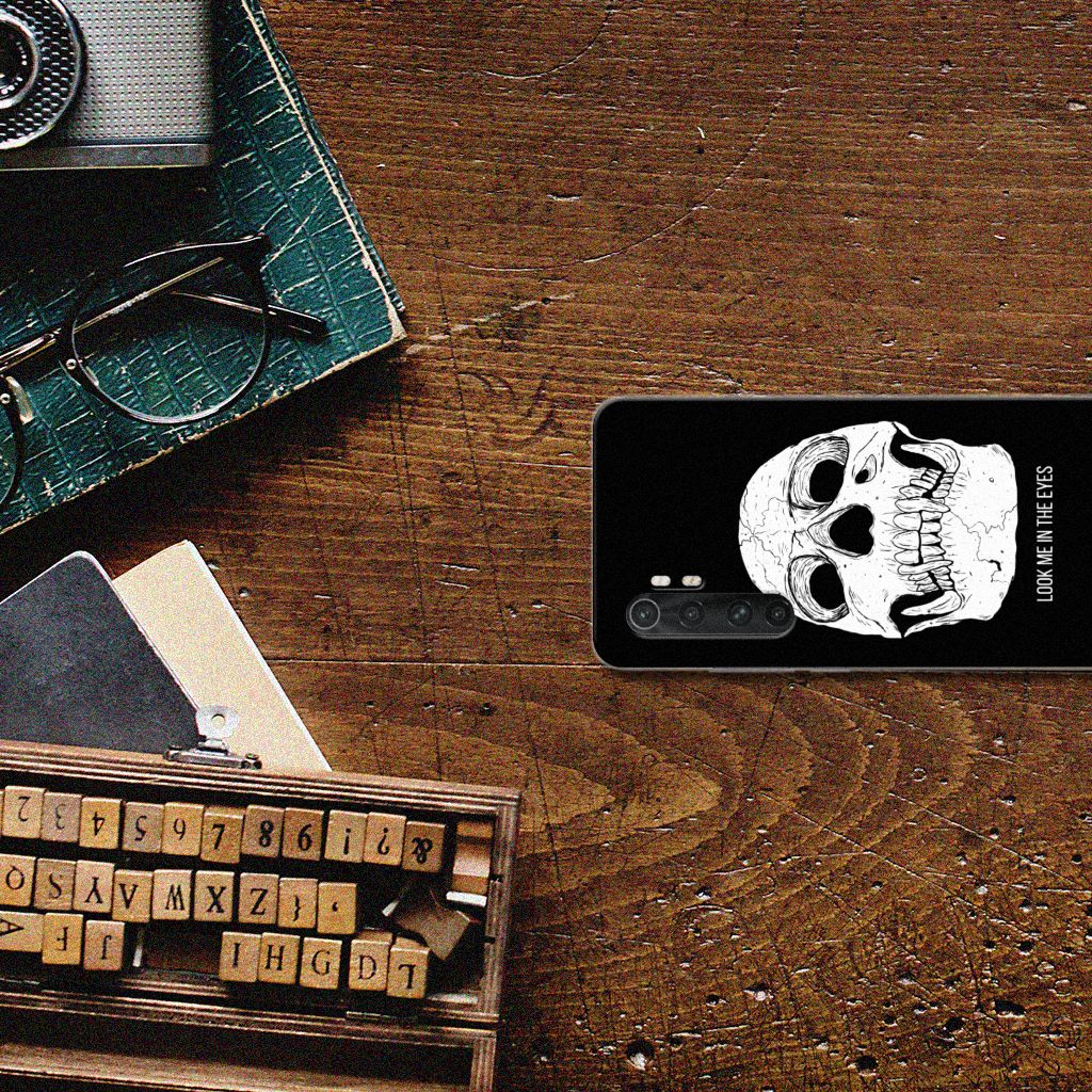 Silicone Back Case Xiaomi Mi Note 10 Lite Skull Eyes