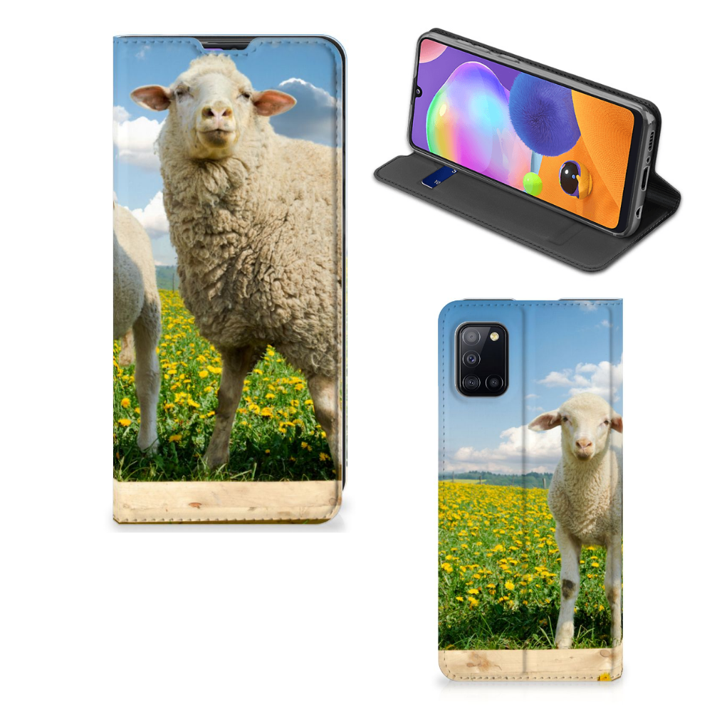 Samsung Galaxy A31 Hoesje maken Schaap en Lammetje - B2C Telecom