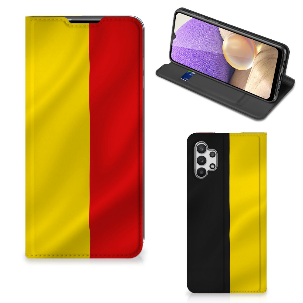 Samsung Galaxy A32 5G Standcase Belgische Vlag - B2C Telecom