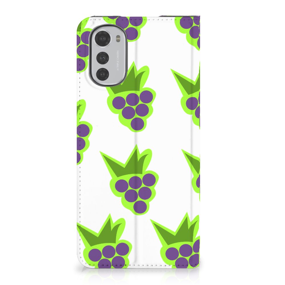 Motorola Moto E32 | Moto E32s Flip Style Cover Druiven - B2C Telecom