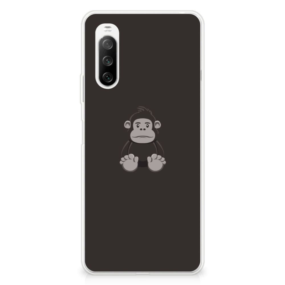 Sony Xperia 10 III Telefoonhoesje met Naam Gorilla