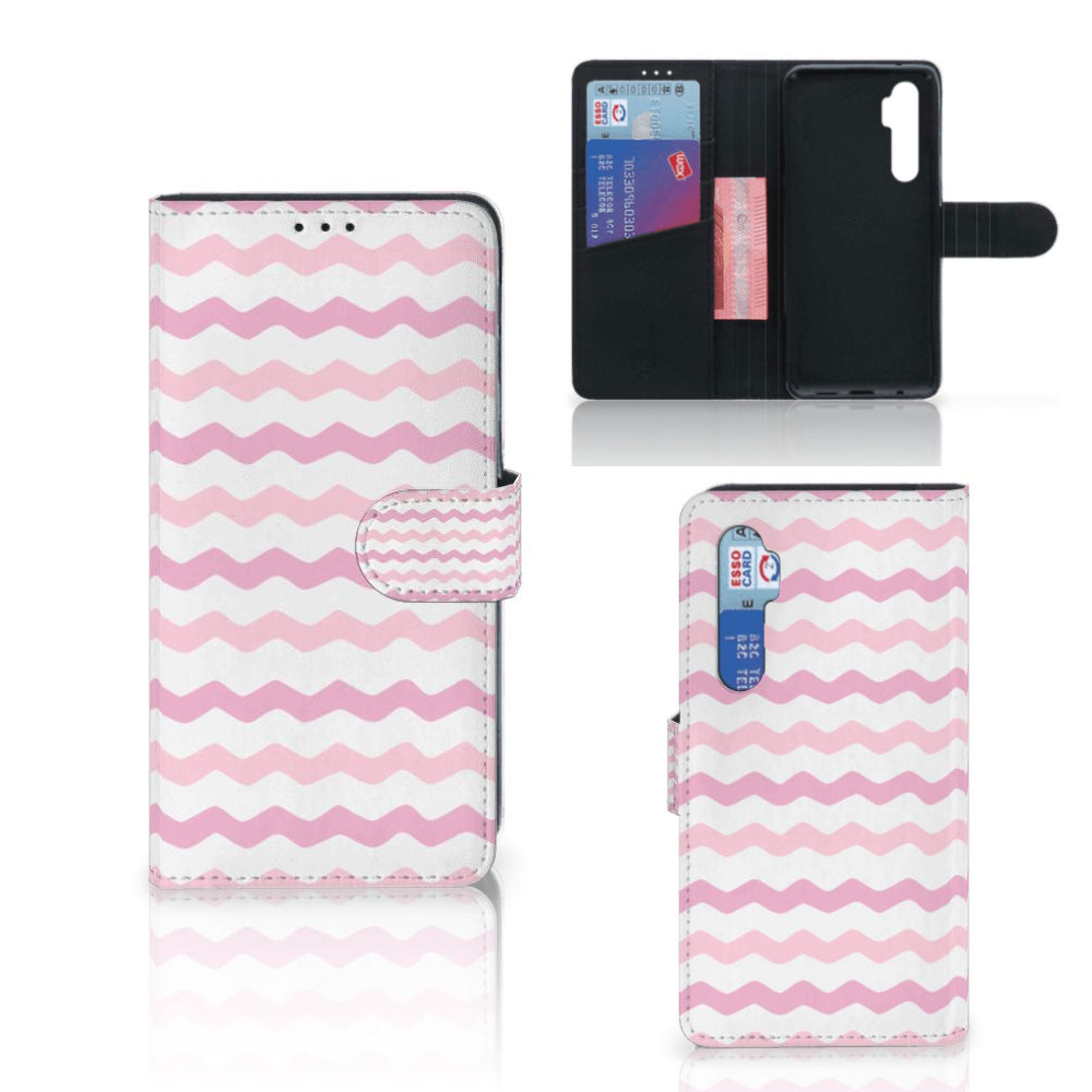 Xiaomi Mi Note 10 Lite Telefoon Hoesje Waves Roze