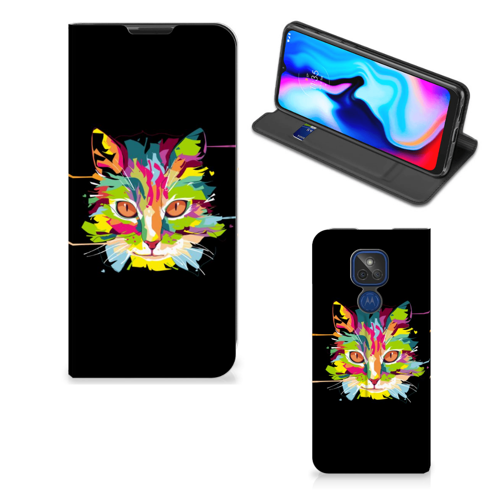 Motorola Moto G9 Play Magnet Case Cat Color - B2C Telecom