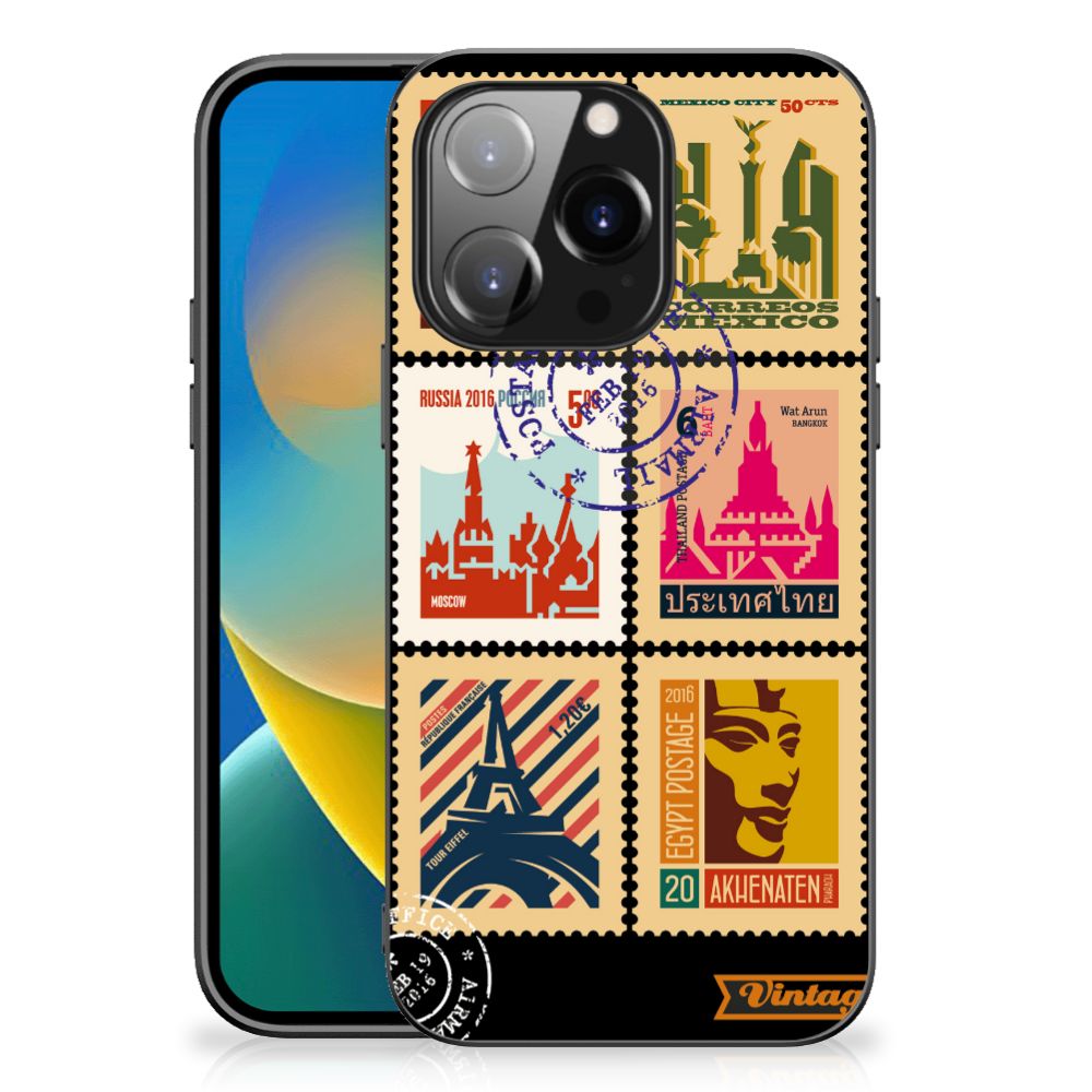 iPhone 14 Pro TPU Backcover Postzegels B2C Telecom