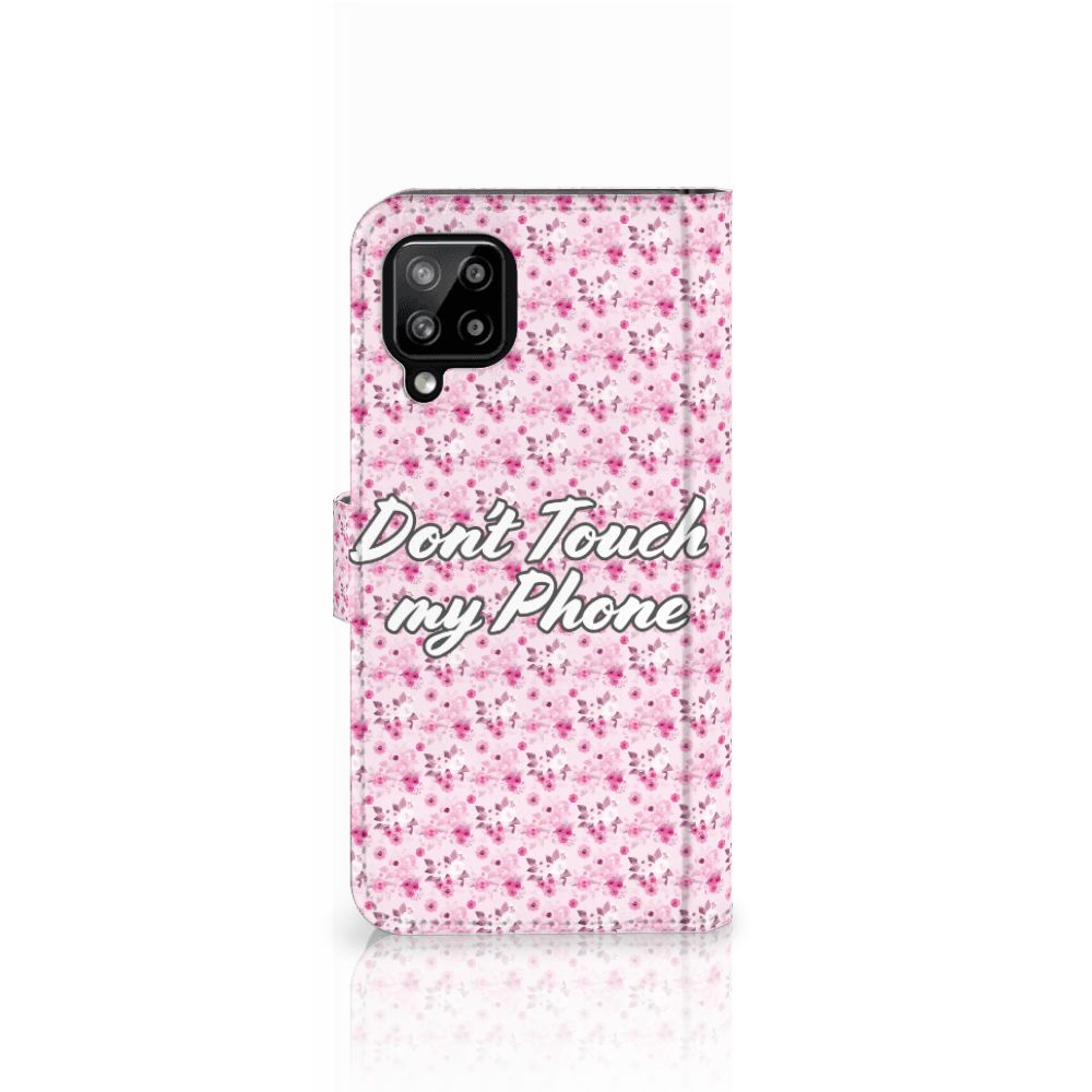Samsung Galaxy A22 4G | M22 Portemonnee Hoesje Flowers Pink DTMP