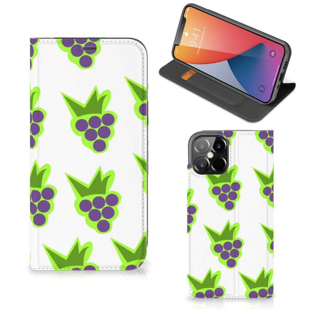 iPhone 12 Pro Max Flip Style Cover Druiven - B2C Telecom