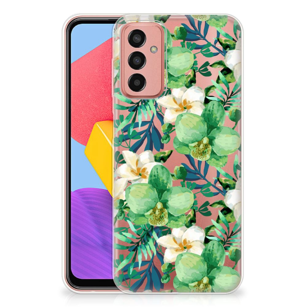 Samsung Galaxy M13 | M23 TPU Case Orchidee Groen B2C Telecom