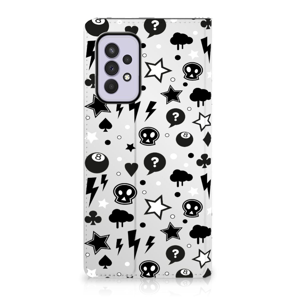 Mobiel BookCase Samsung Galaxy A33 5G Silver Punk - B2C Telecom