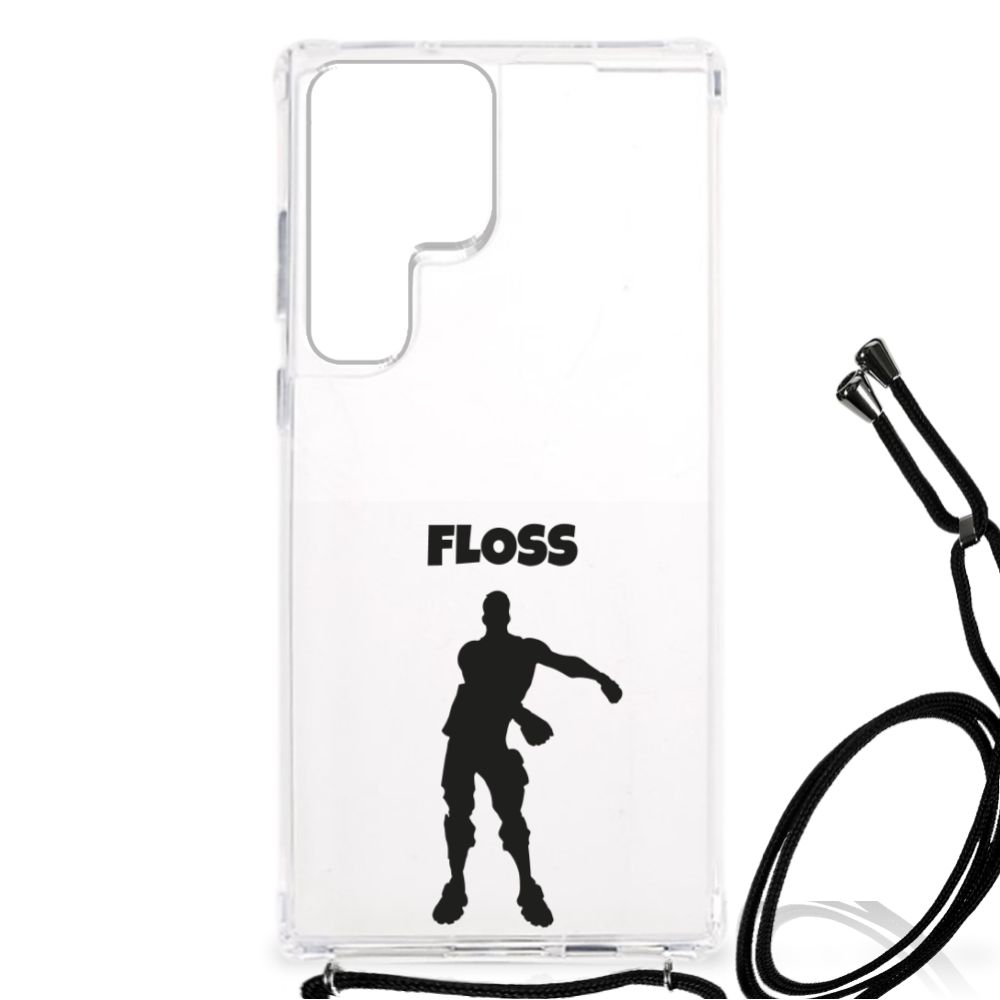 Samsung Galaxy S23 Ultra Stevig Bumper Hoesje Floss