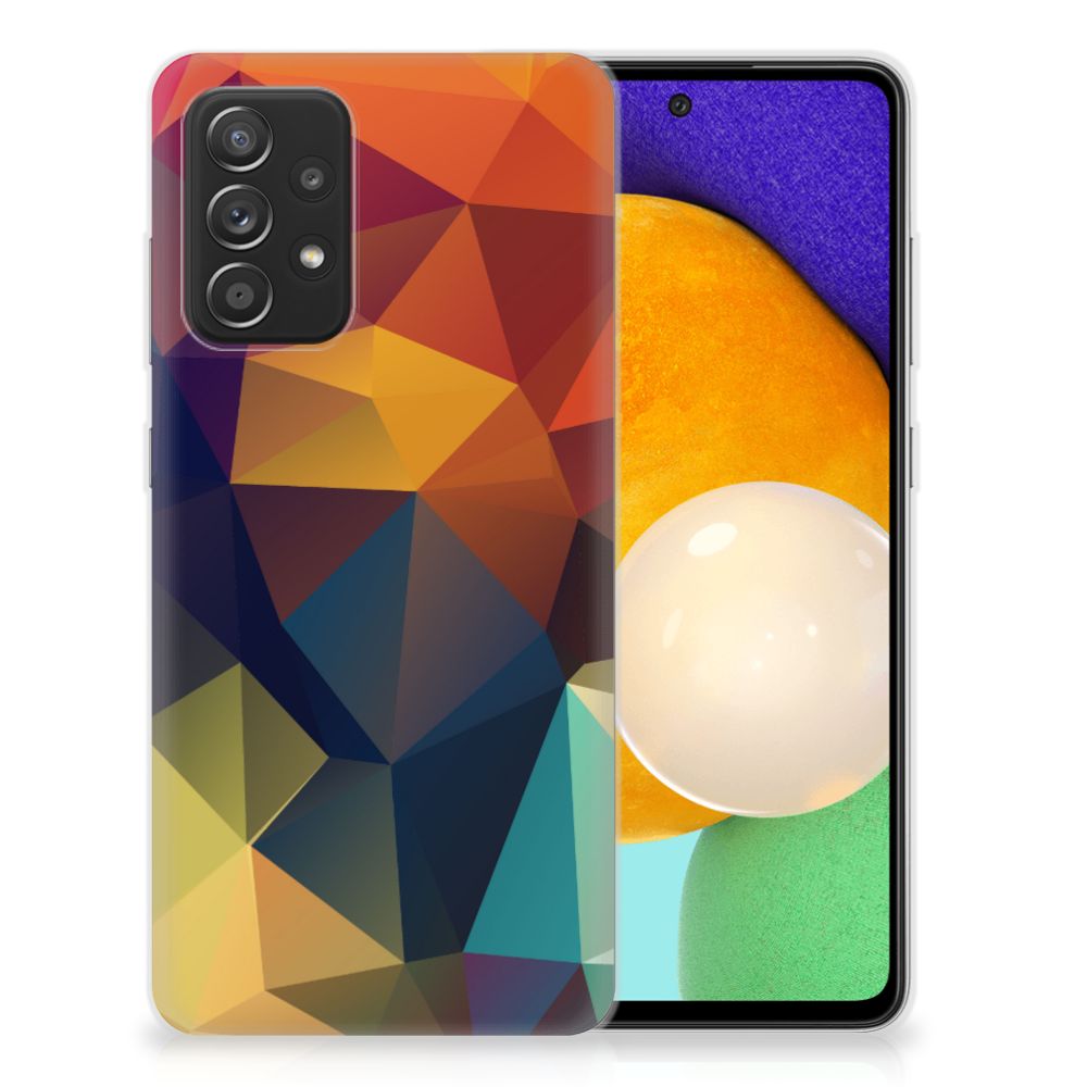 Samsung Galaxy A52 (5G/4G) TPU Hoesje Polygon Color