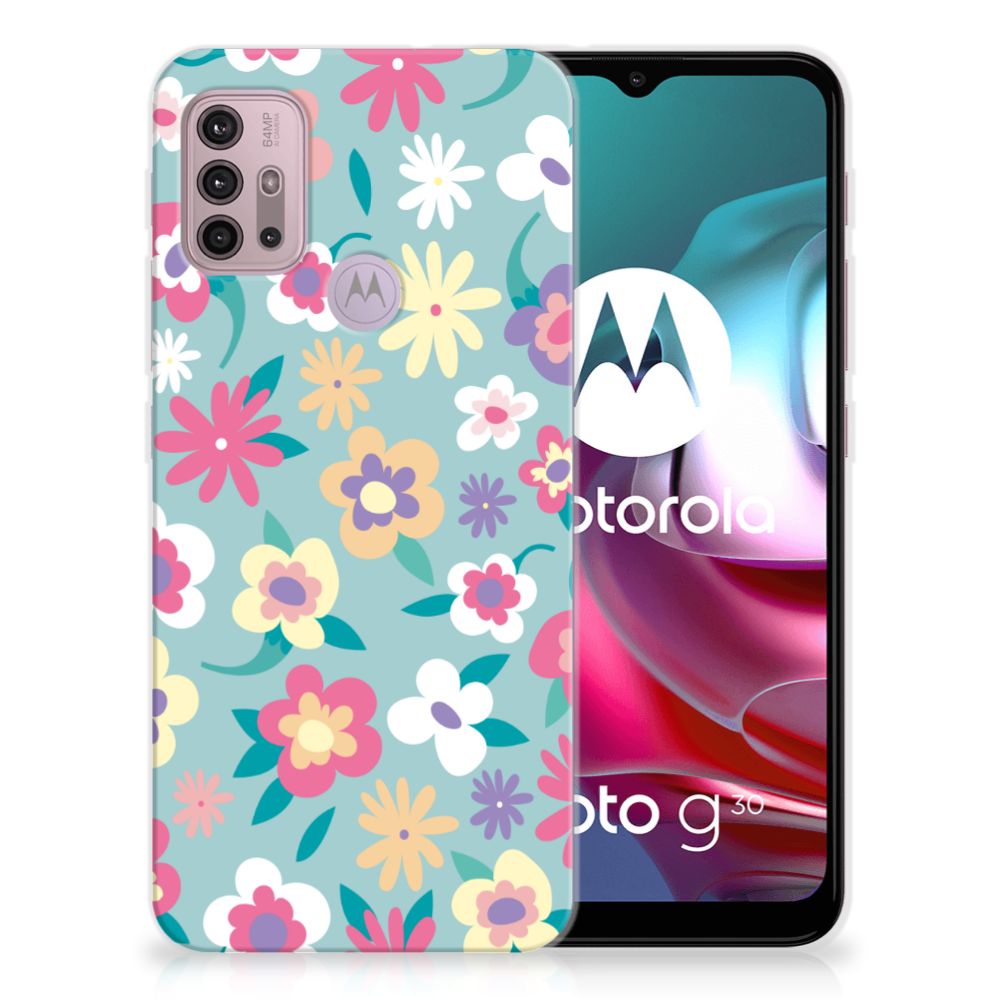 Motorola Moto G30 | G10 TPU Case Flower Power