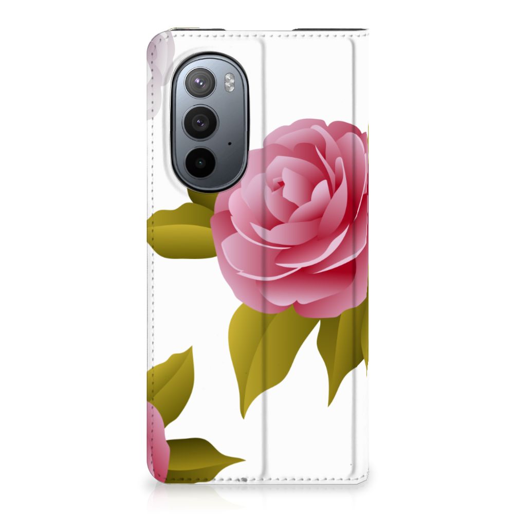 Motorola Edge 30 Pro Smart Cover Roses - B2C Telecom