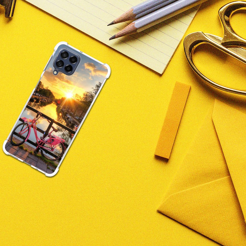 Samsung Galaxy M53 Telefoonhoesje met valbescherming Amsterdamse Grachten B2C Telecom