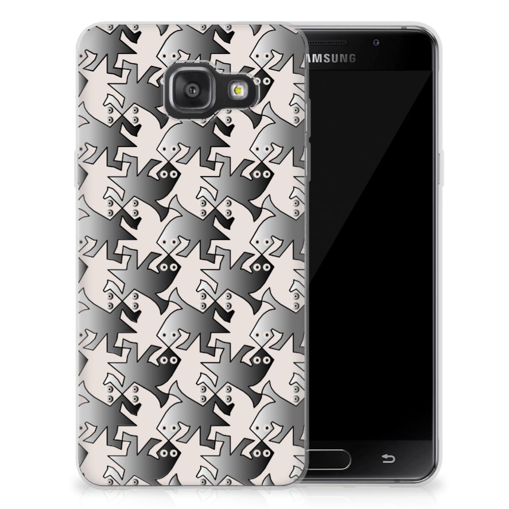 Samsung Galaxy A3 2016 TPU Hoesje Salamander Grey