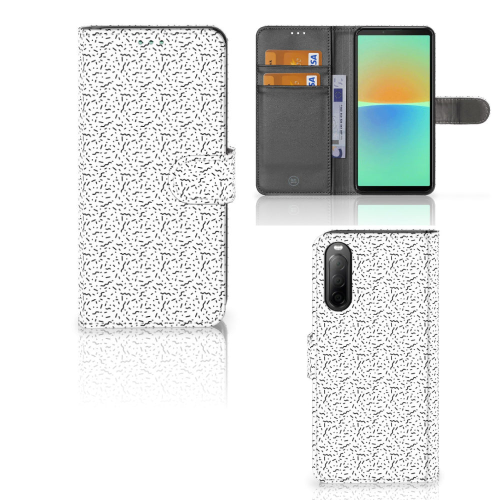 Sony Xperia 10 IV Telefoon Hoesje Stripes Dots