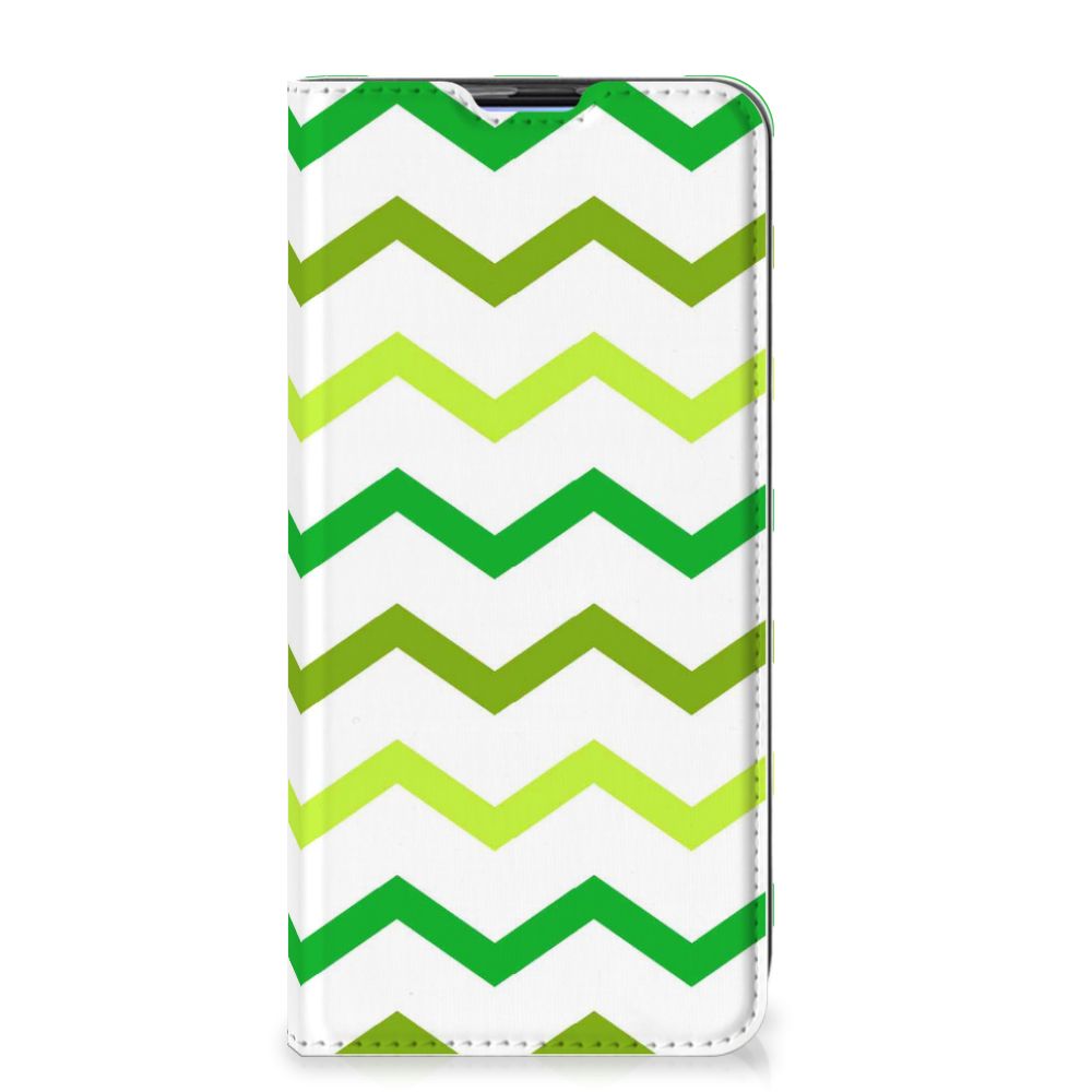 Xiaomi Redmi K20 Pro Hoesje met Magneet Zigzag Groen - B2C Telecom