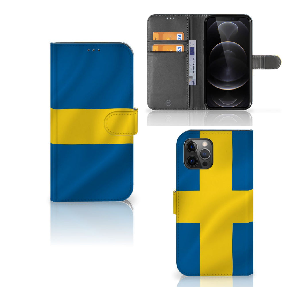 Apple iPhone 12 Pro Max Bookstyle Case Zweden