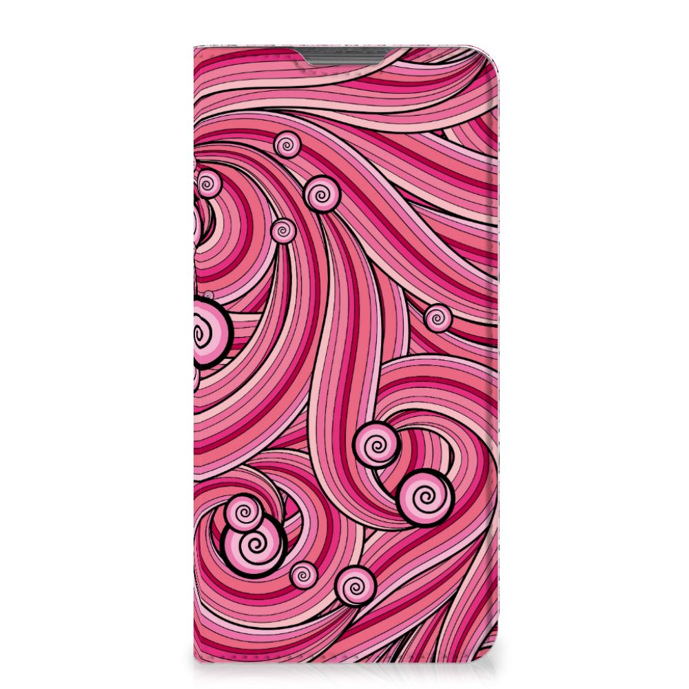 Motorola Moto G52 | Moto G82 Bookcase Swirl Pink