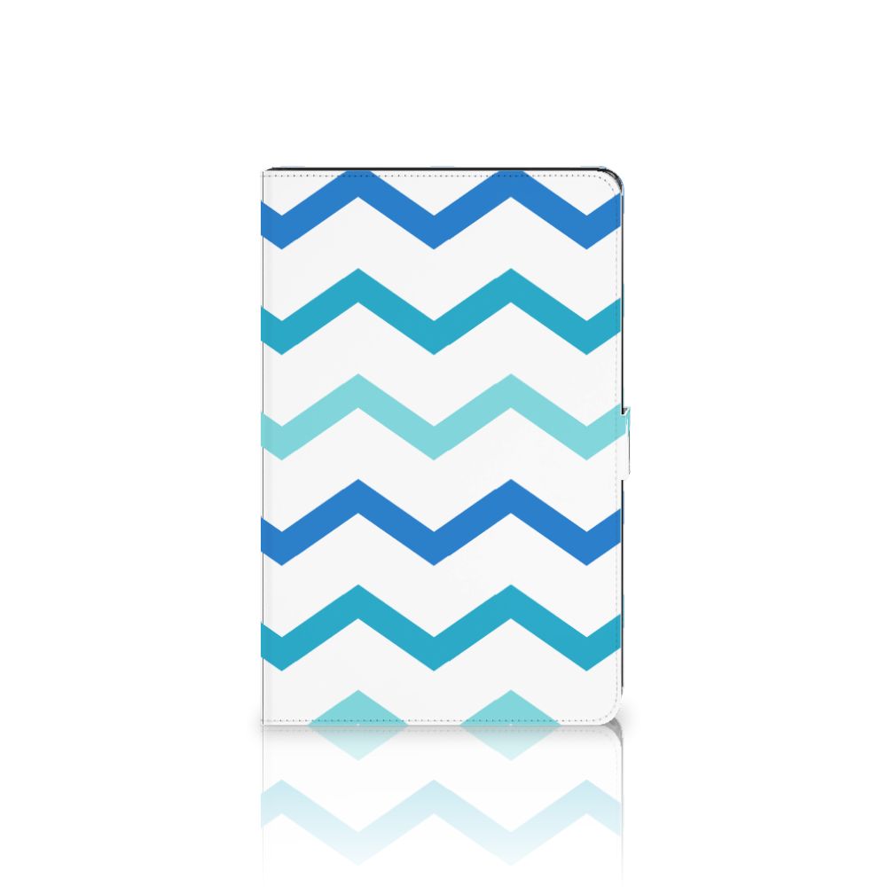 Lenovo Tab M10 Plus 3rd Gen 10.6 inch Tablet Hoes Zigzag Blauw