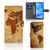 Huawei P30 Lite (2020) Flip Cover Wereldkaart