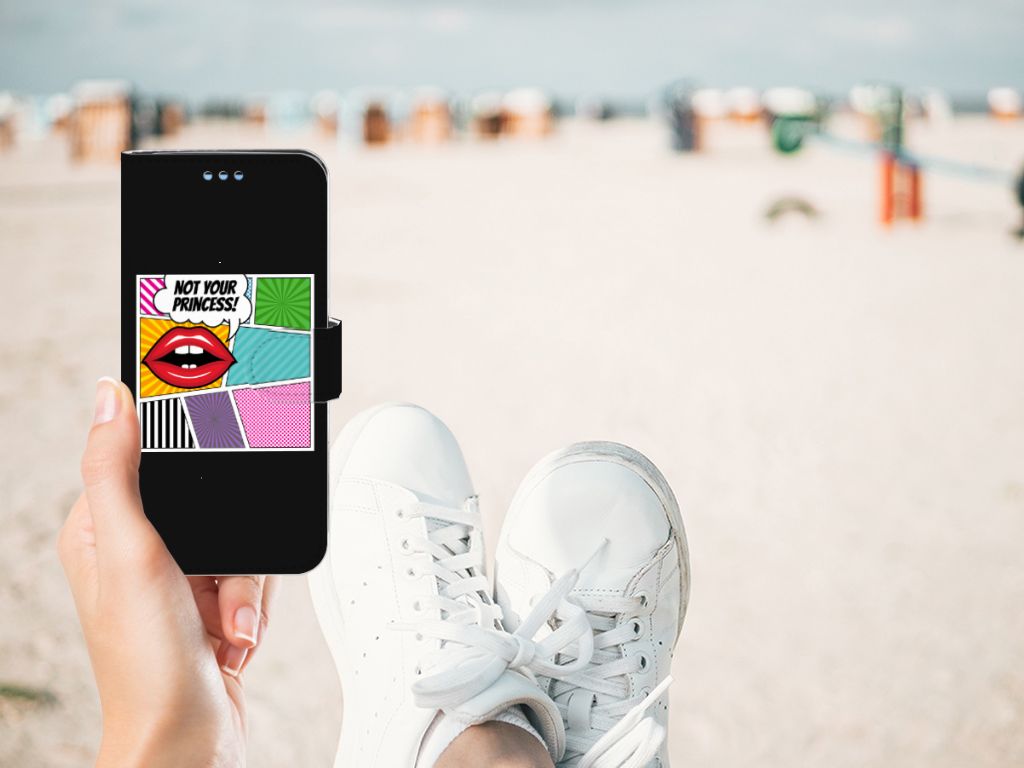 Samsung Galaxy S9 Wallet Case met Pasjes Popart Princess