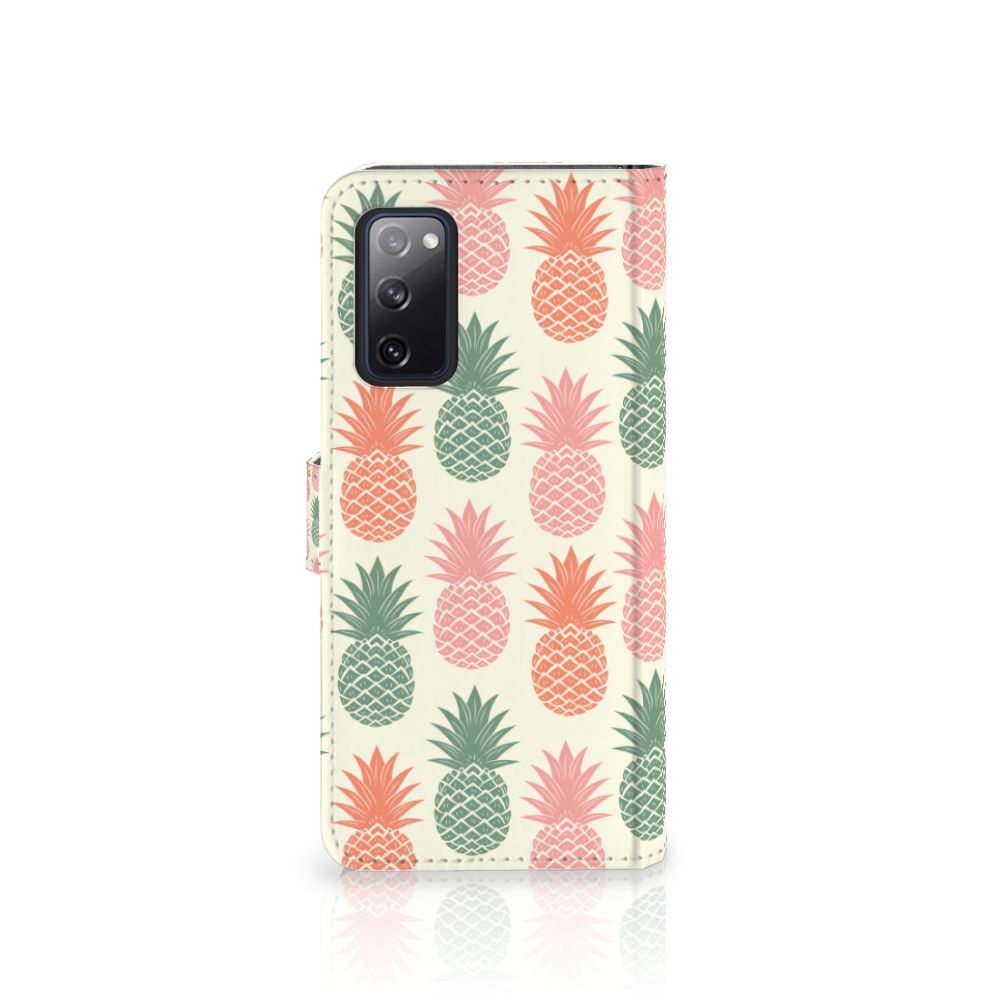 Samsung Galaxy S20 FE Book Cover Ananas