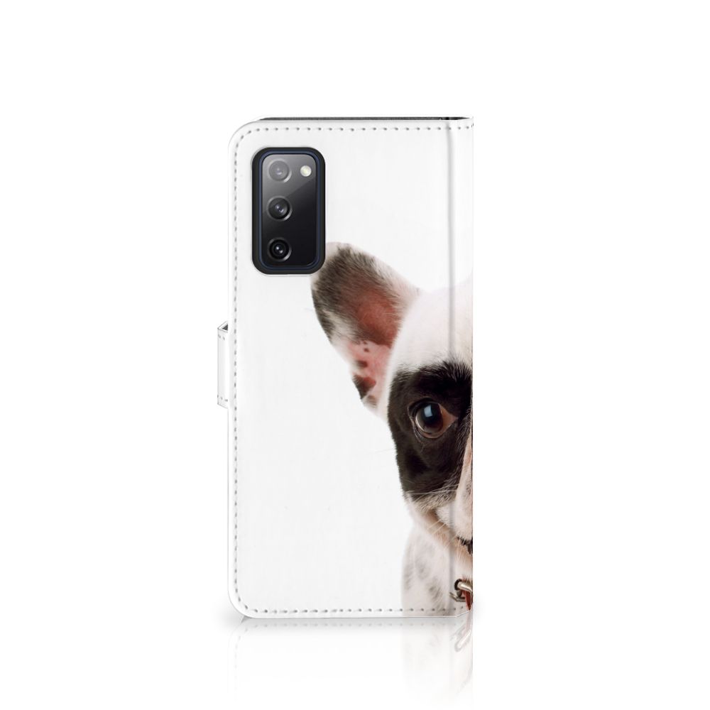 Samsung Galaxy S20 FE Telefoonhoesje met Pasjes Franse Bulldog