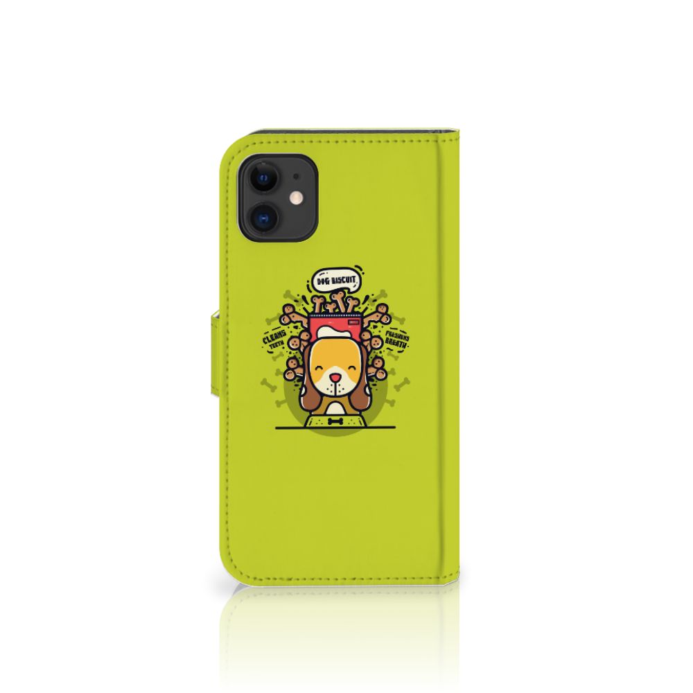 Apple iPhone 11 Leuk Hoesje Doggy Biscuit