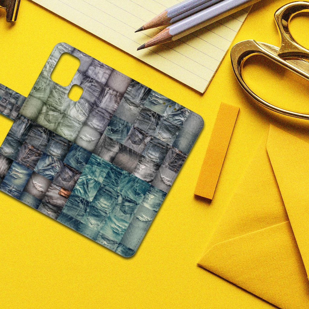 Wallet Case met Pasjes Samsung Galaxy M31 Spijkerbroeken