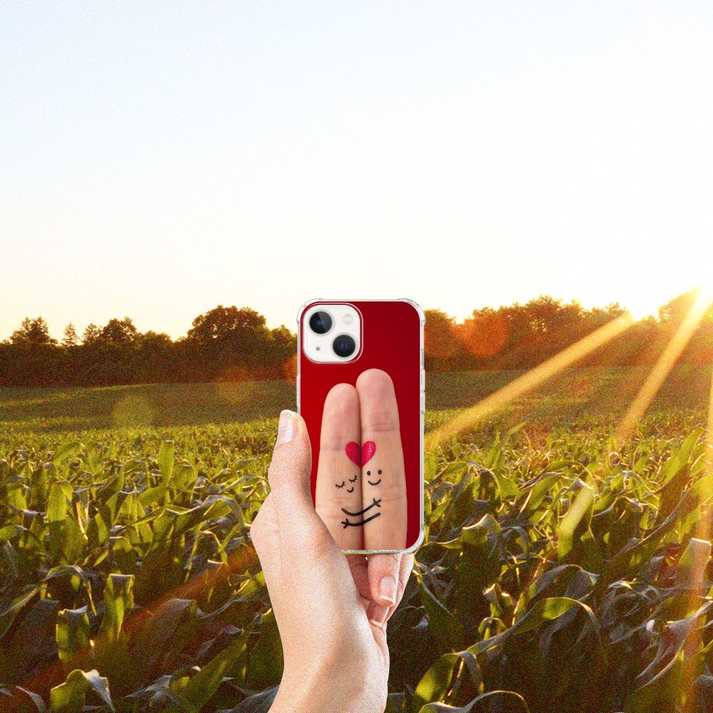 iPhone 13 mini Anti Shock Bumper Case Liefde - Origineel Romantisch Cadeau - B2C Telecom