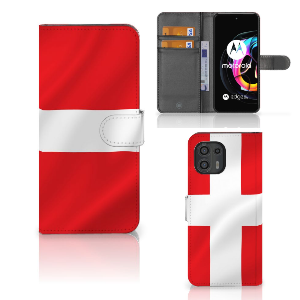 Motorola Edge 20 Lite Bookstyle Case Denemarken