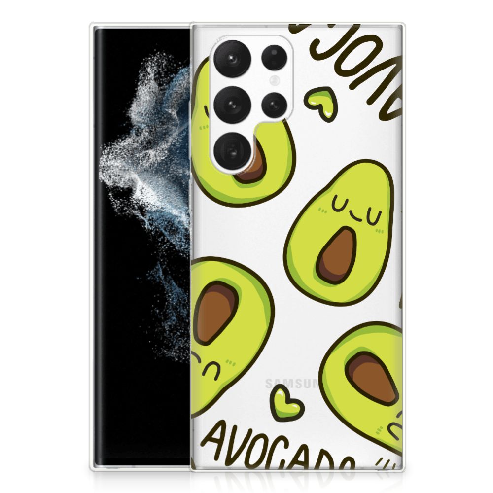 Samsung Galaxy S22 Ultra Telefoonhoesje met Naam Avocado Singing B2C Telecom