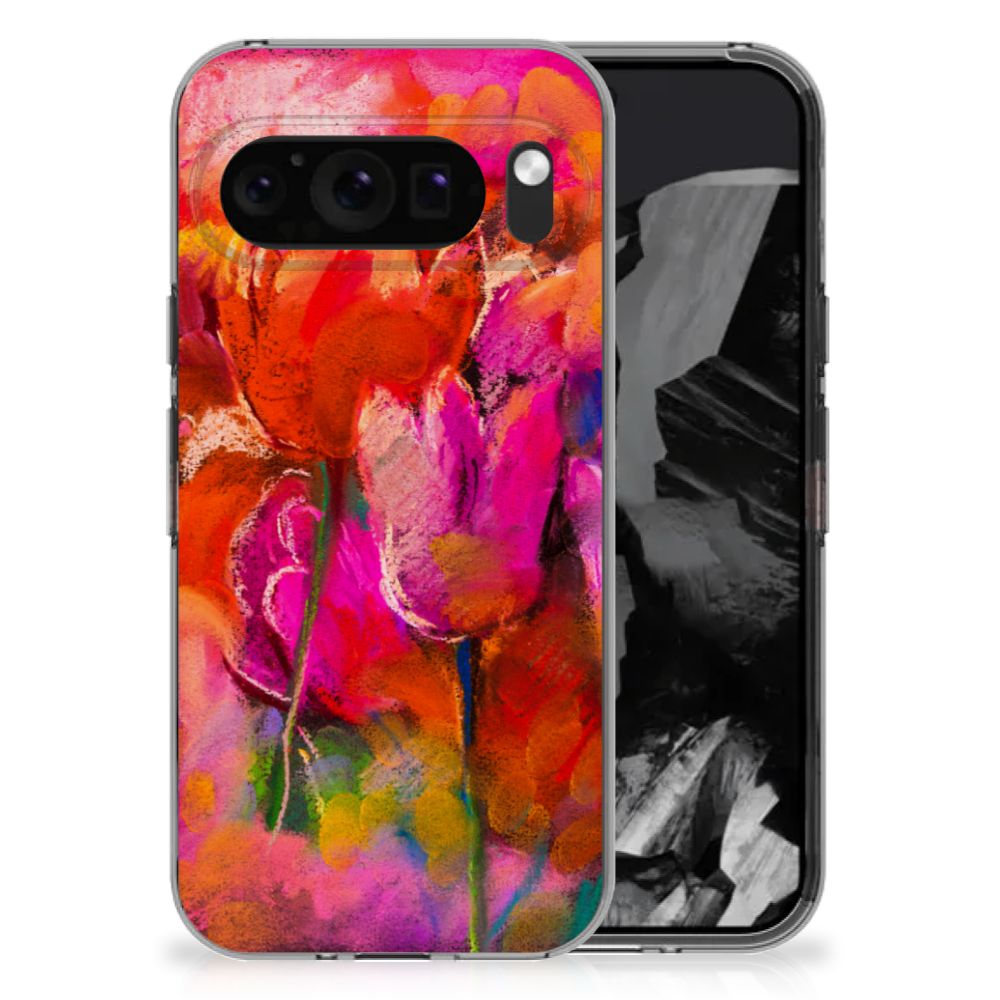 Hoesje maken Google Pixel 9 Pro XL Tulips