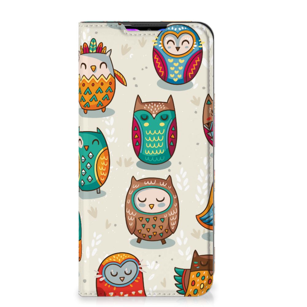 Xiaomi Redmi 9 Hoesje maken Vrolijke Uilen - B2C Telecom