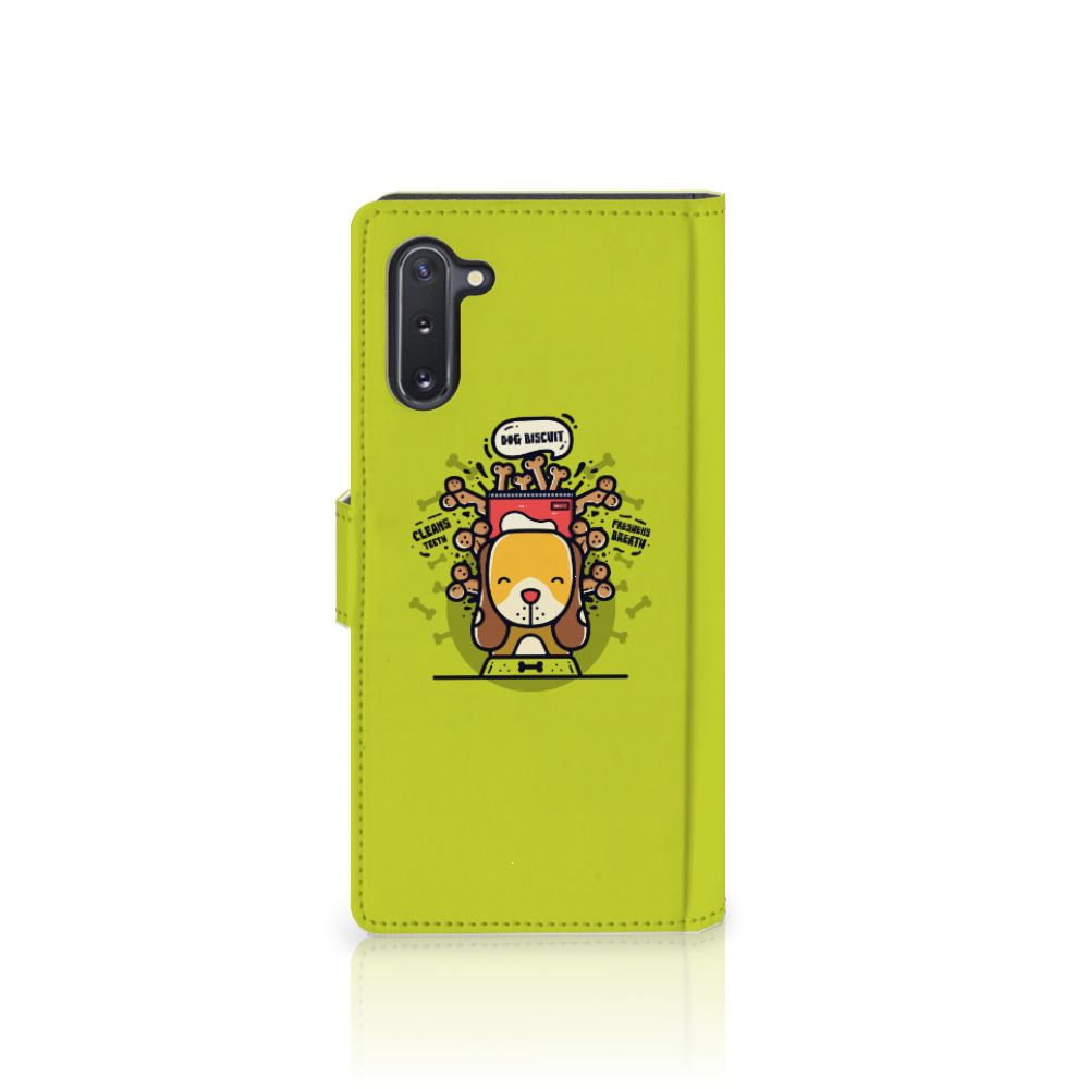 Samsung Galaxy Note 10 Leuk Hoesje Doggy Biscuit