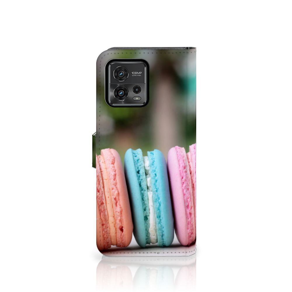 Motorola Moto G72 Book Cover Macarons