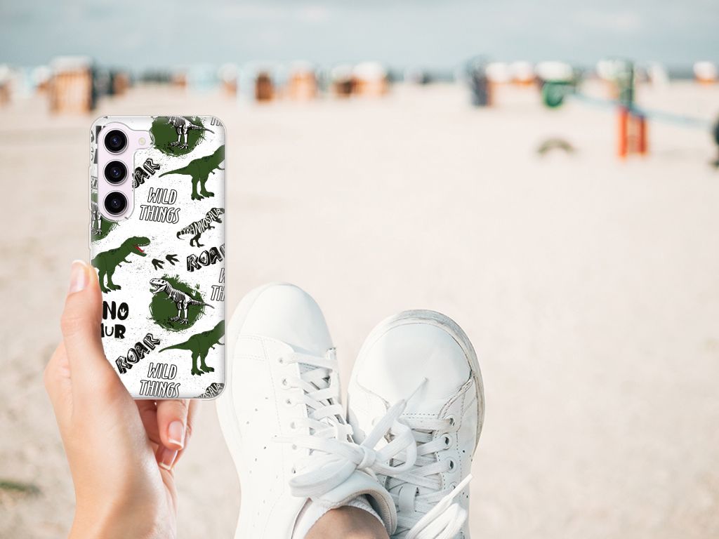 TPU Hoesje voor Samsung Galaxy S23 Dinosaurus B2C Telecom