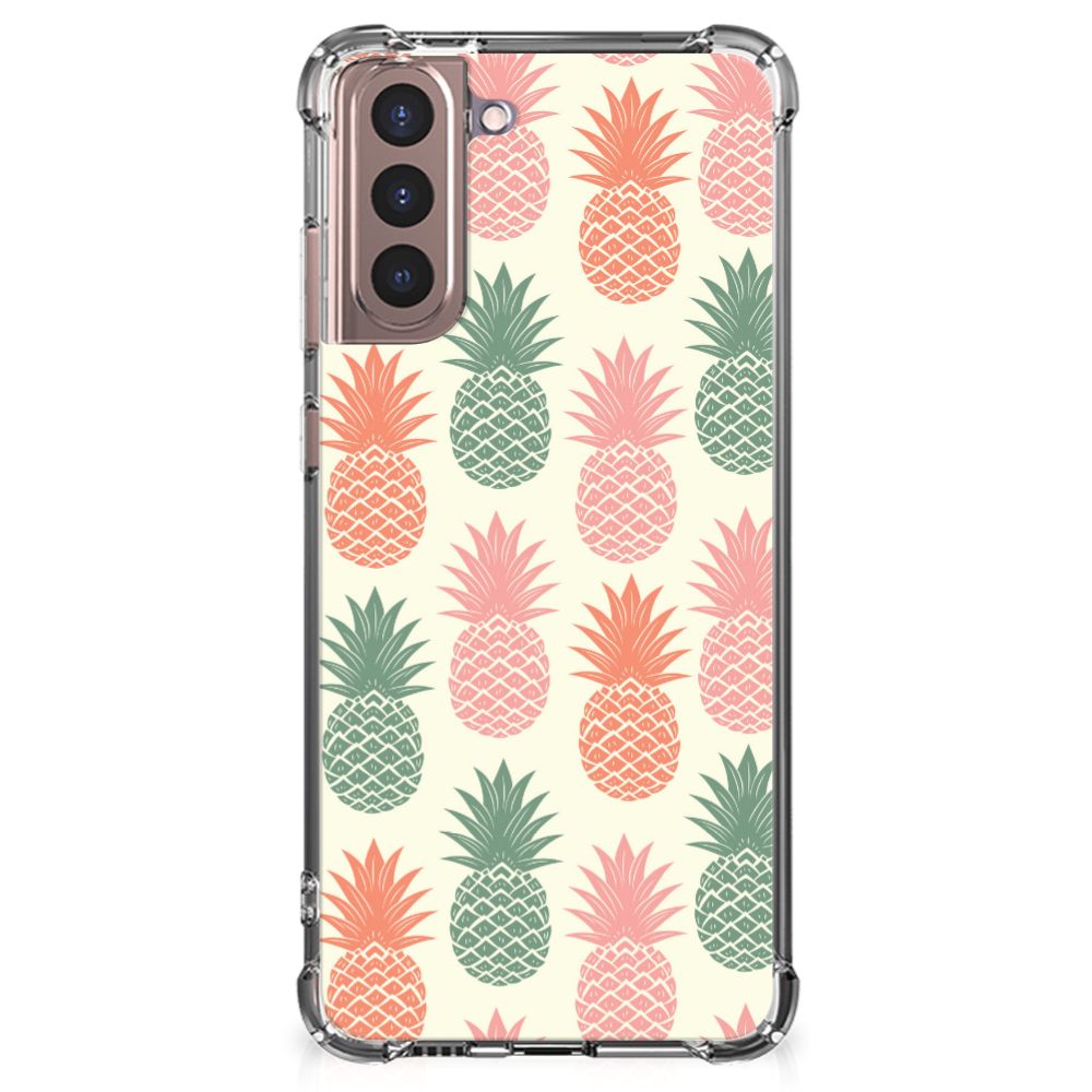 Samsung Galaxy S21 Plus Beschermhoes Ananas B2C Telecom