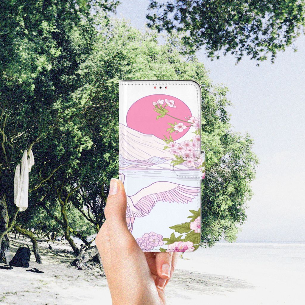 Samsung Galaxy A13 (4G) Telefoonhoesje met Pasjes Bird Standing