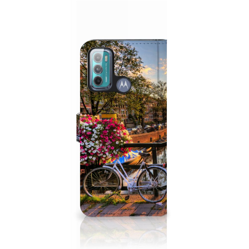 Motorola Moto G60 Flip Cover Amsterdamse Grachten
