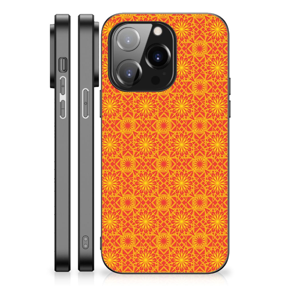 iPhone 14 Pro Back Case Batik Oranje B2C Telecom