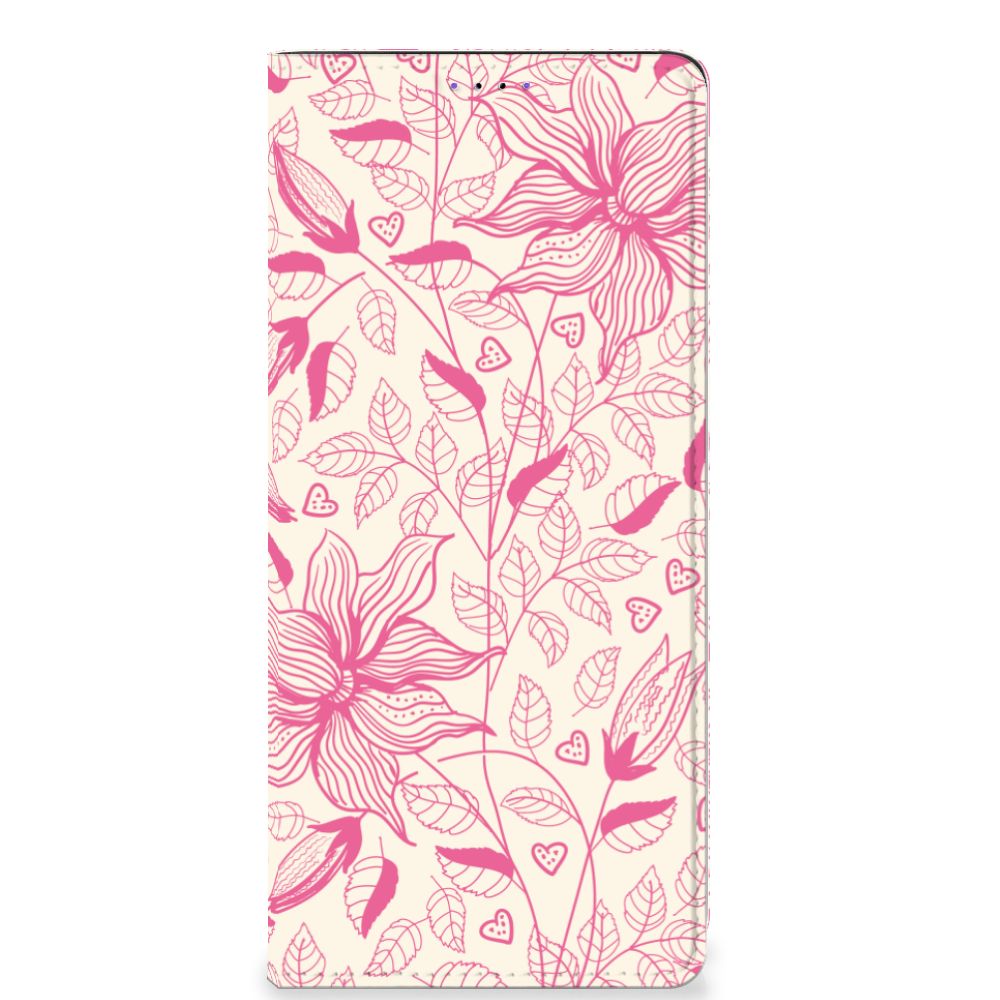 Samsung Galaxy A22 5G Smart Cover Pink Flowers - B2C Telecom