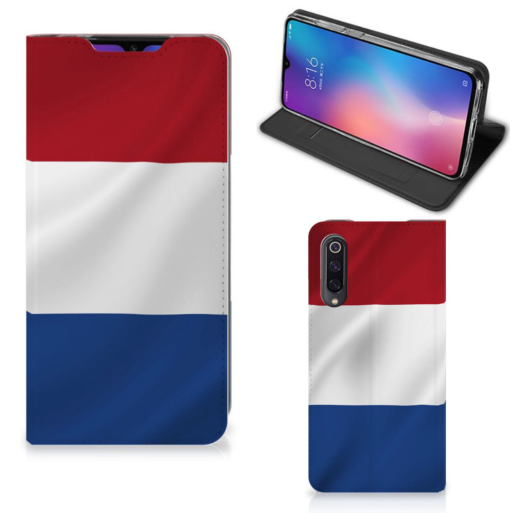 Xiaomi Mi 9 Standcase Nederlandse Vlag