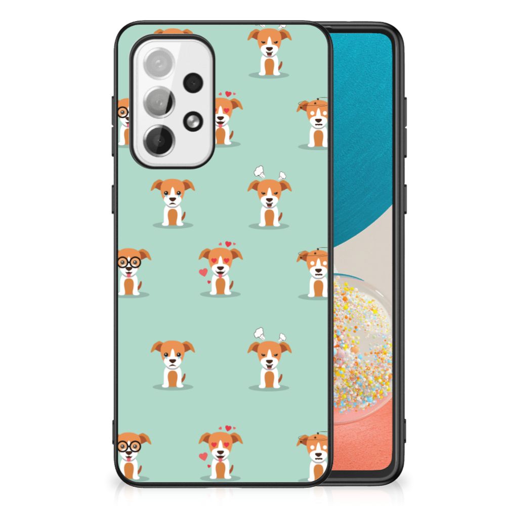 Samsung Galaxy A73 Dierenprint Telefoonhoesje Pups B2C Telecom
