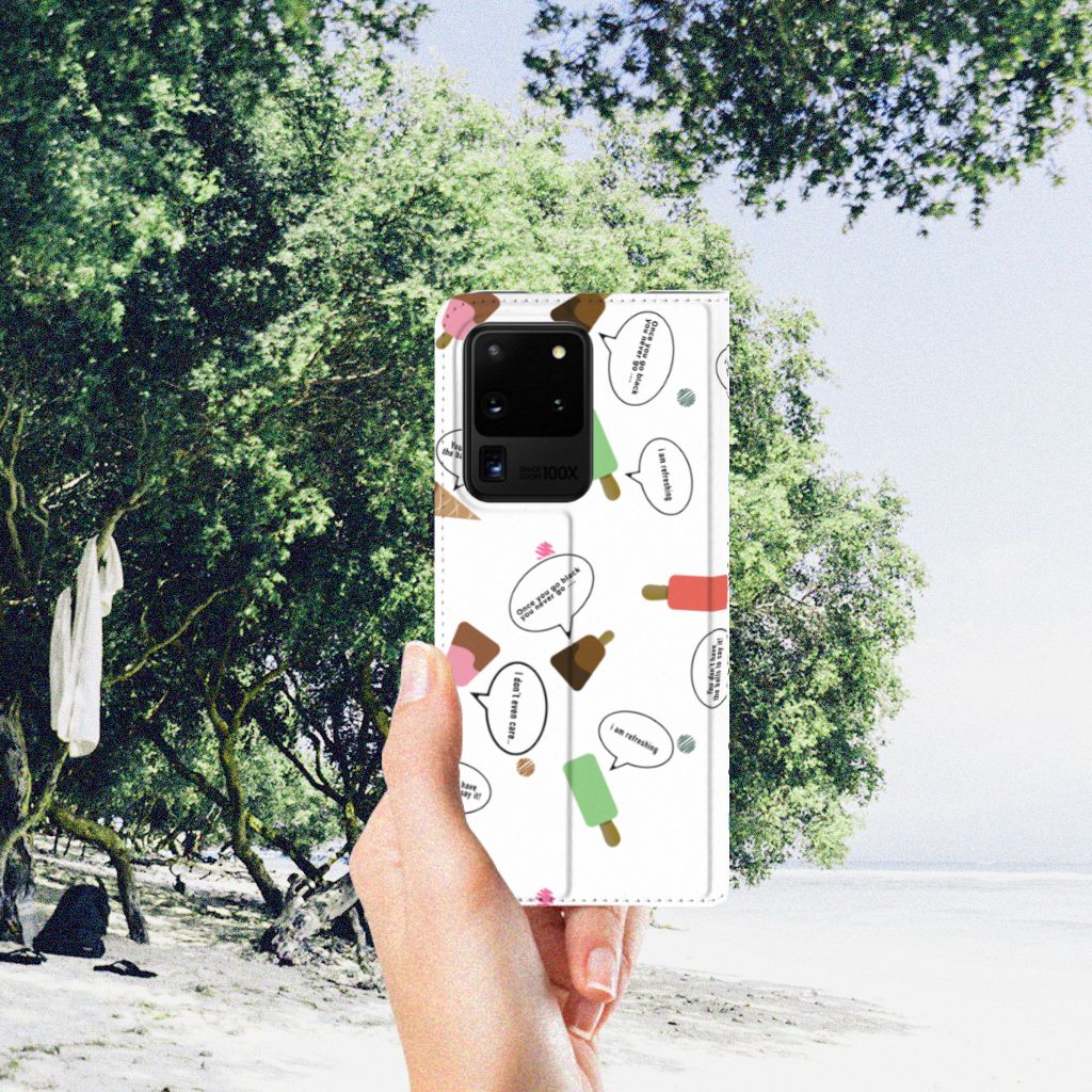 Samsung Galaxy S20 Ultra Flip Style Cover IJsjes - B2C Telecom