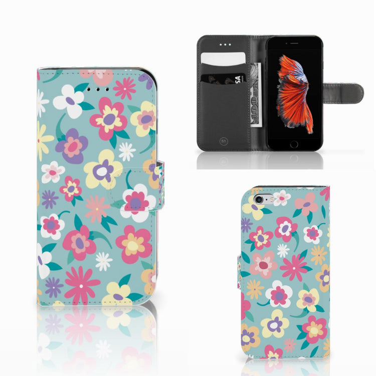 Apple iPhone 6 | 6s Hoesje Flower Power