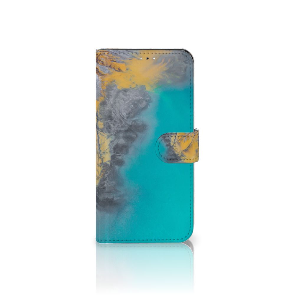 Samsung Galaxy A33 5G Bookcase Marble Blue Gold